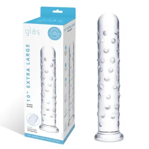 10 Extra Large Glass Dildo