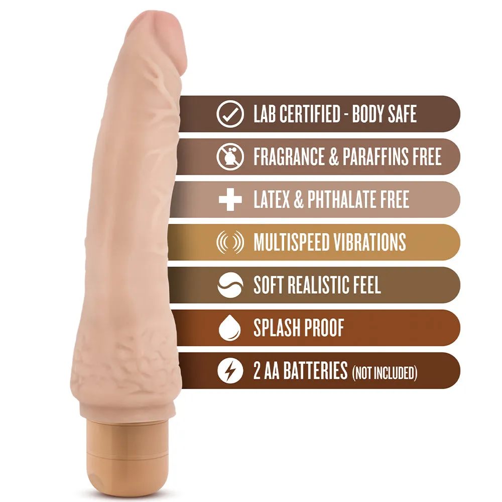 8.5 Blush Dr Skin Cock Vibe 7 Vibrating Realistic Dildo Vibrator Dong Sex Toy