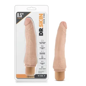 8.5 Blush Dr Skin Cock Vibe 7 Vibrating Realistic Dildo Vibrator Dong Sex Toy