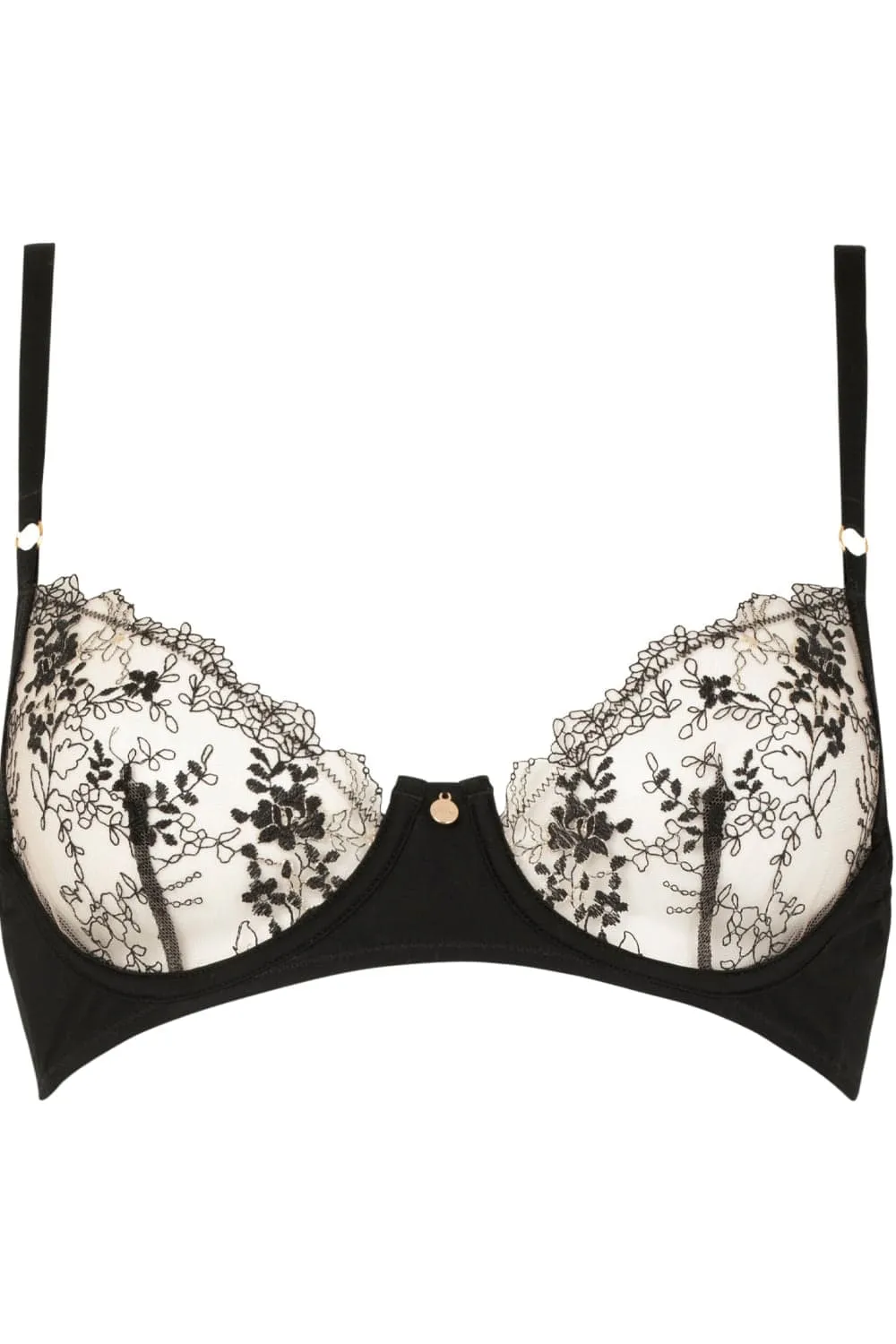 Après Minuit Half Cup Bra Black