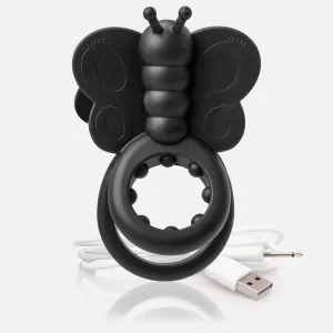 Charged Monarch Wearable Butterfly Vibe - Black