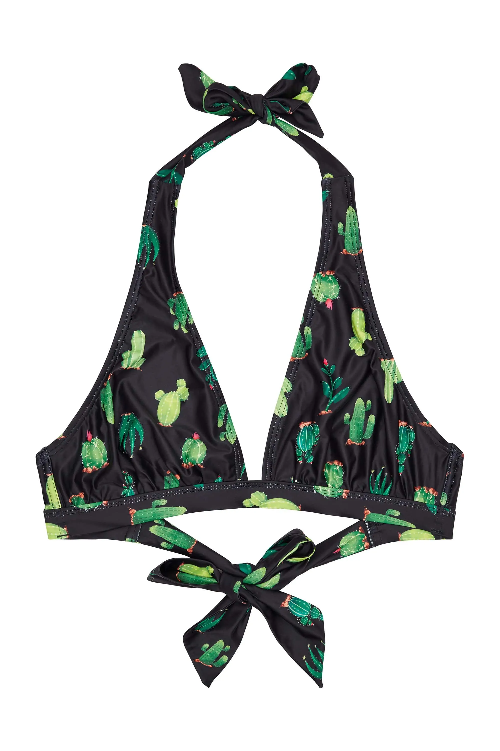 Collectif Cactus Ruched Triangle Bikini Top