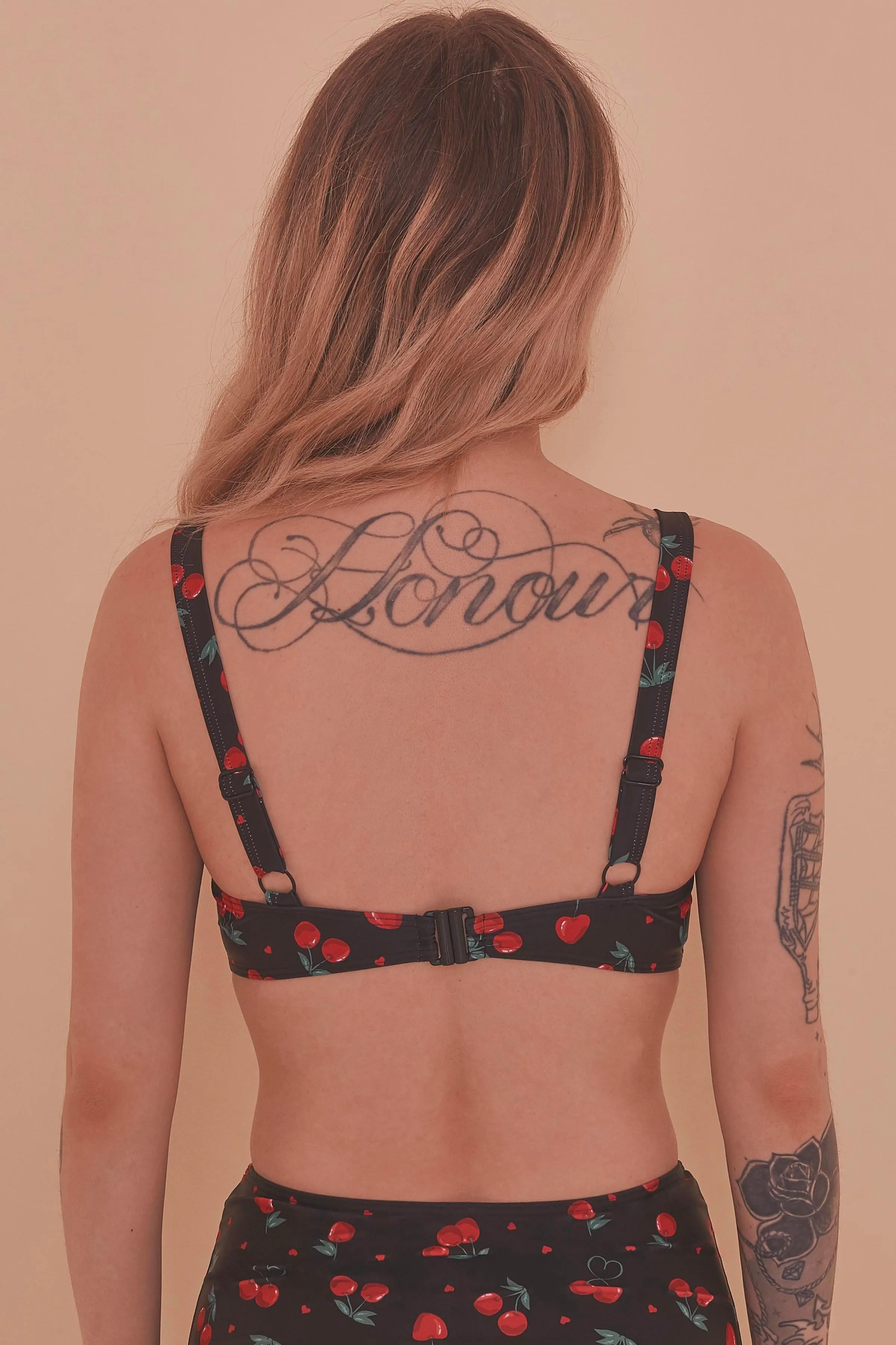 Collectif Cherry Love Balcony Bikini Top