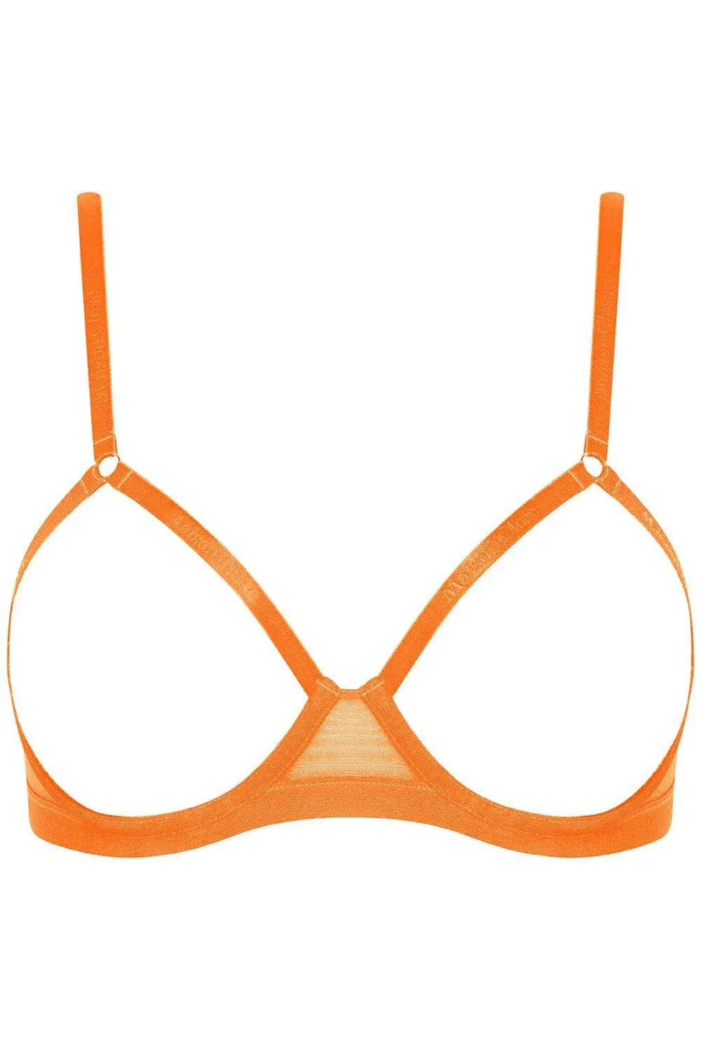 Corps à Corps Open Underwired Bra Neon Orange