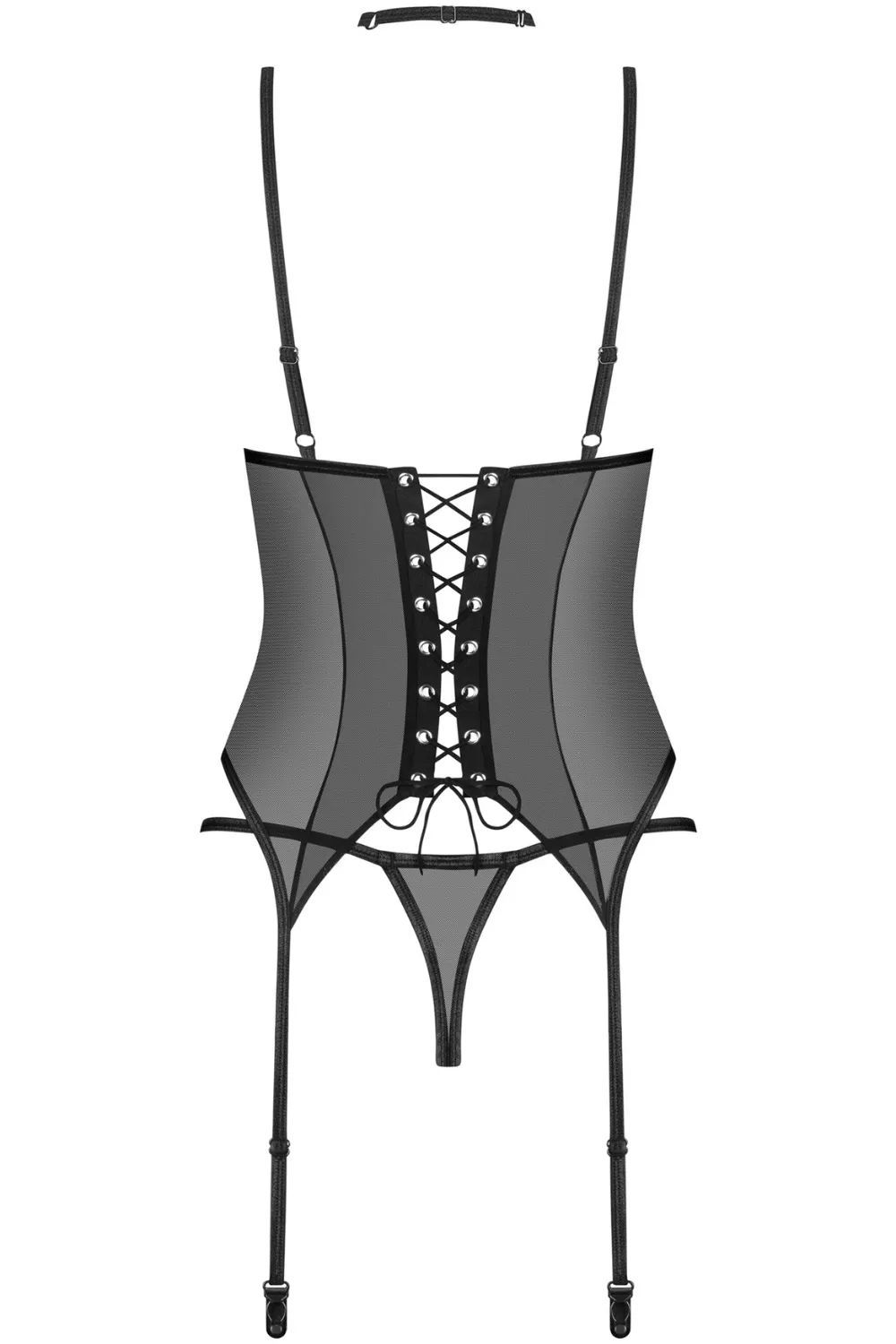 Donarella Choker. Corset & Thong