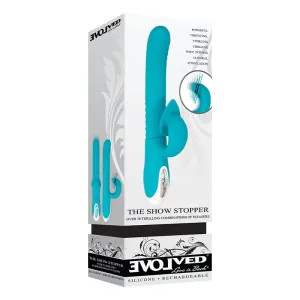 Evolved The Show Stopper Silicone. Rechargeable - Blue