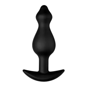 F-78: POINTEE 100% SILICONE PLUG BLACK M