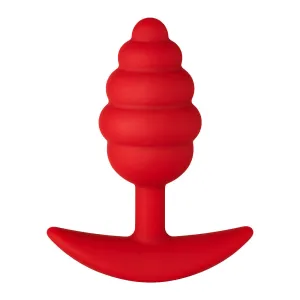 F-83: SPIR PLUG 100% SILICONE RED