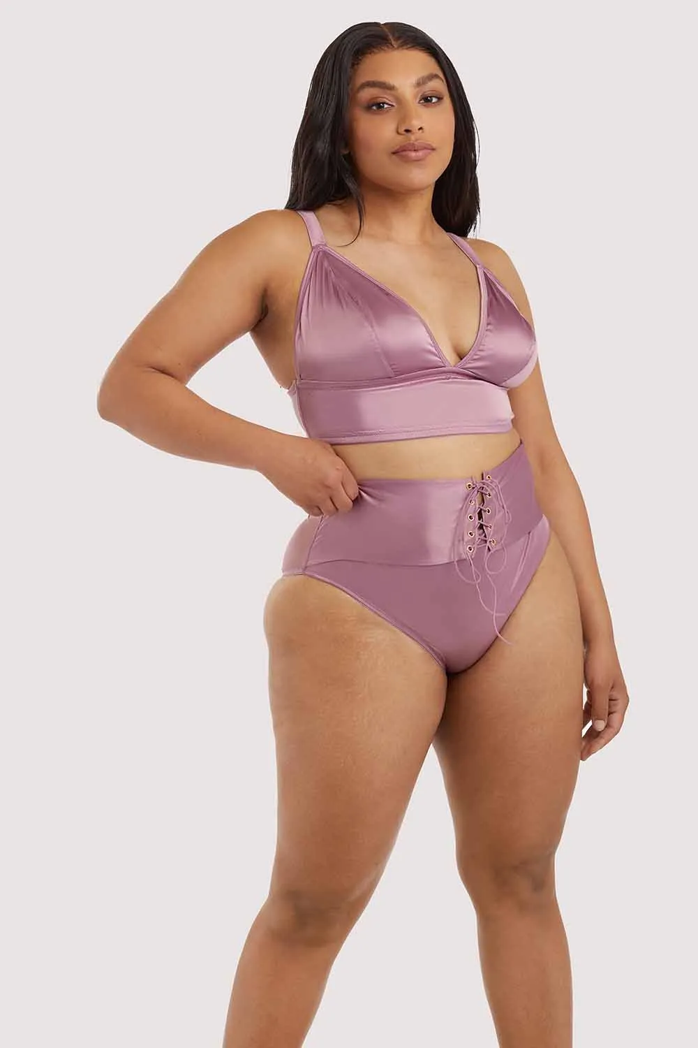 Gabi Fresh Eagan Blush Satin Bralette