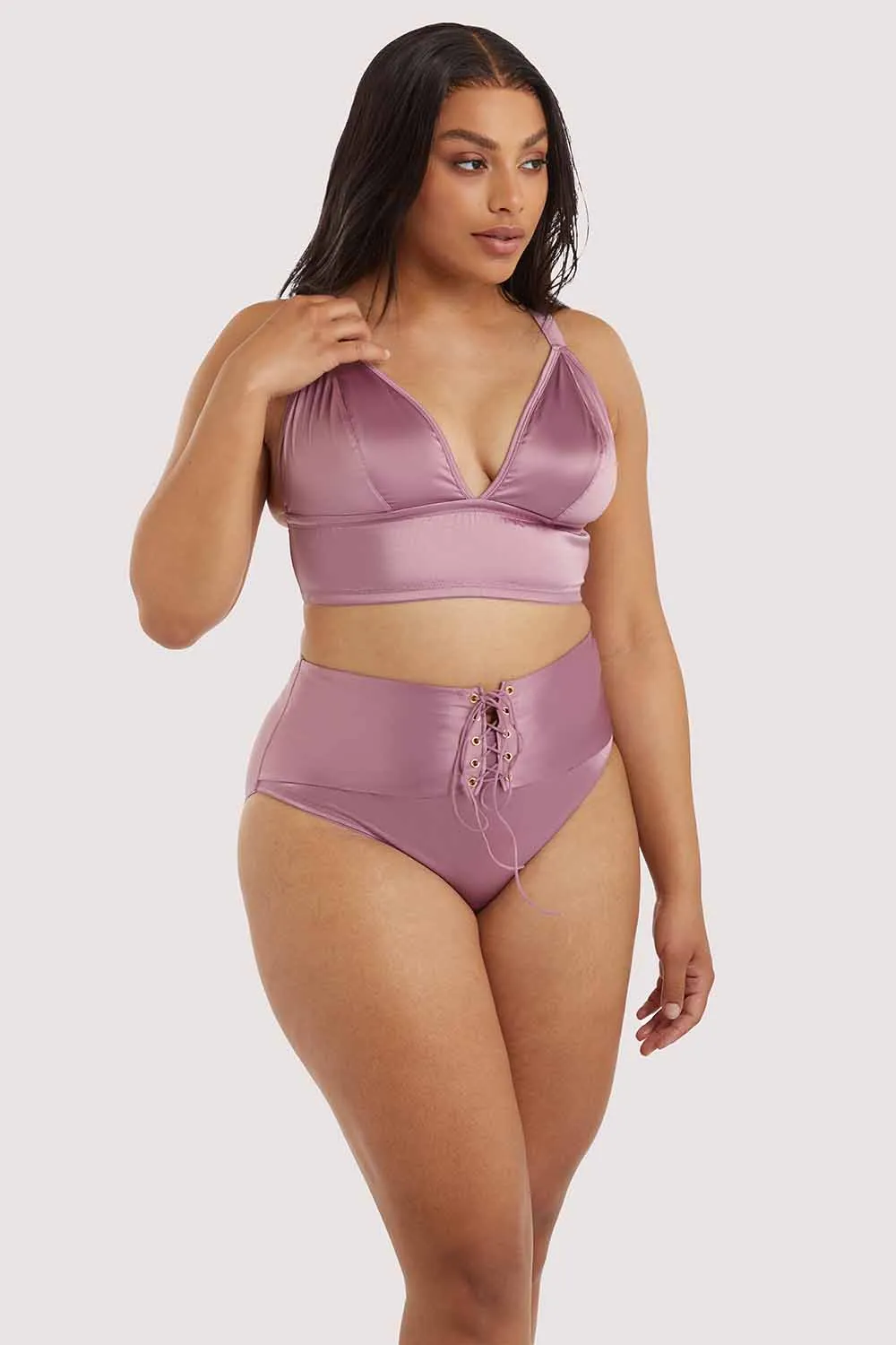 Gabi Fresh Eagan Blush Satin Bralette