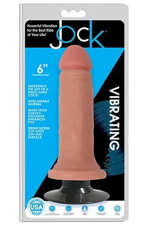 JOCK 6 Vibrating Dong No Balls Vanilla