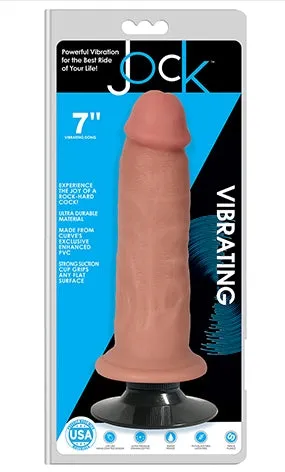 JOCK 7 Vibrating Dong No Balls Vanilla