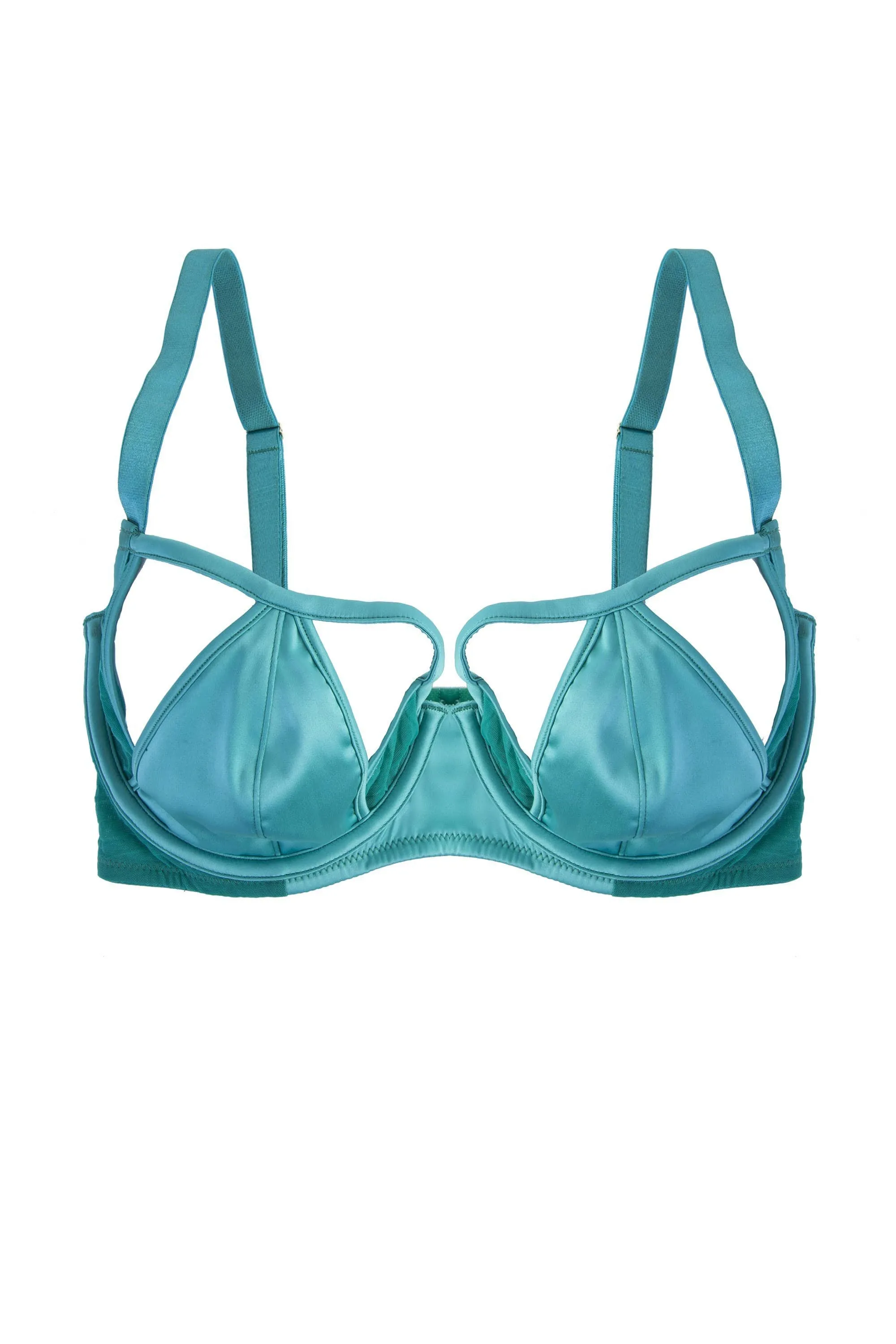 Junko Turquoise Origami Cut-out DD/E-K Bra