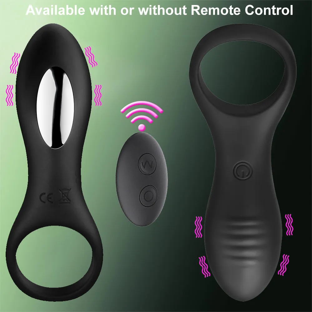 Longjohn Vibrating Cock Ring Remote Control Clitoral Stimulator Couples Vibrator