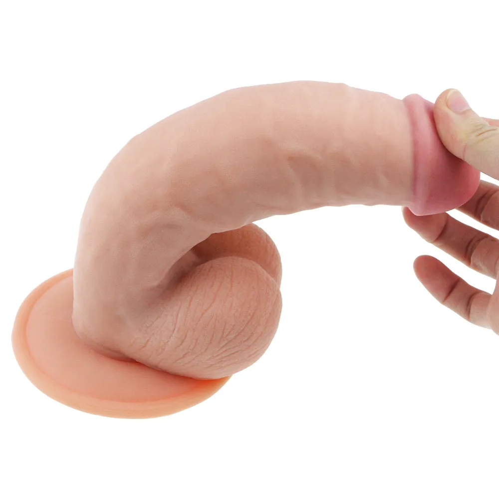 Lovetoy Ultra Soft Dude 8.5 Realistic Dildo Suction Cup Dong