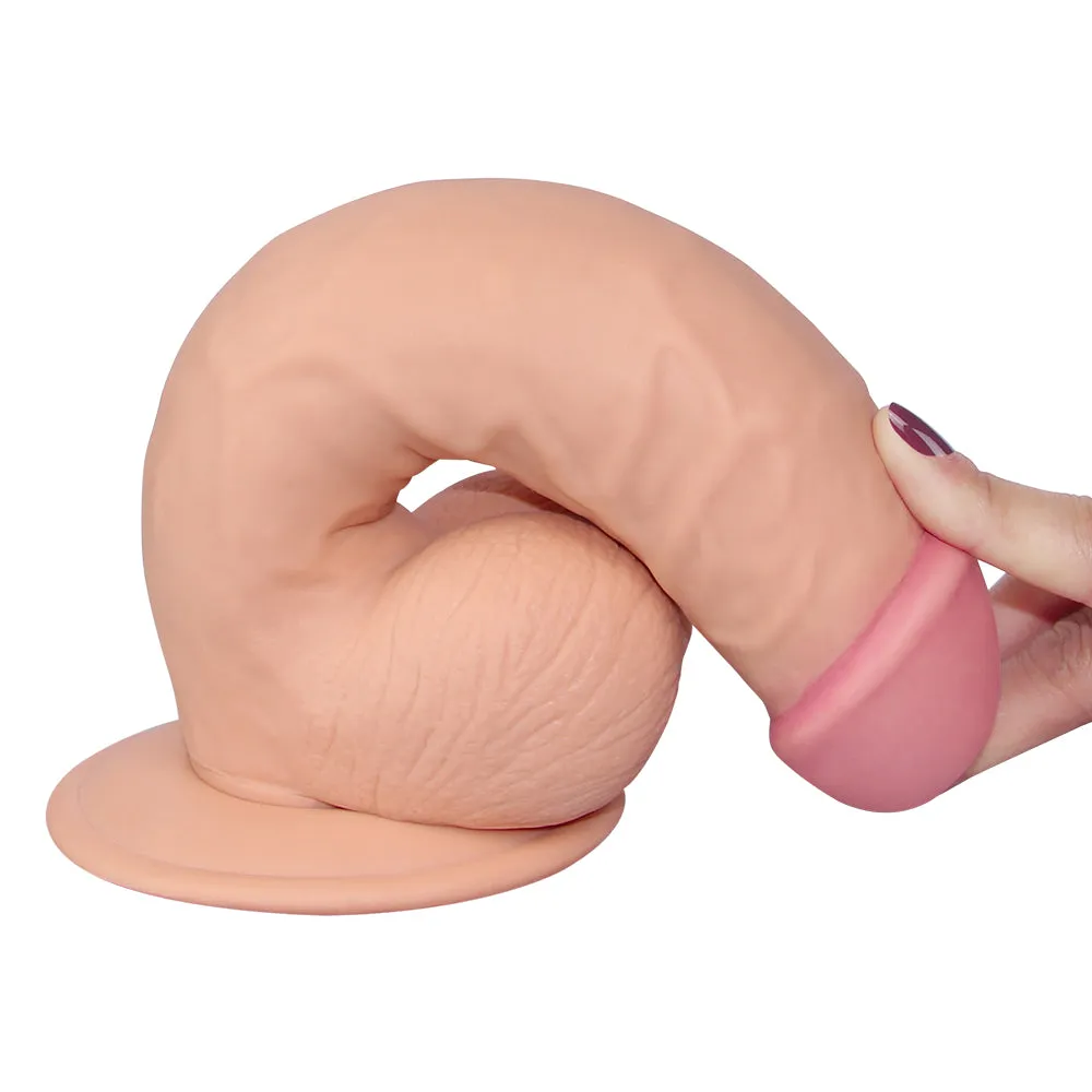 Lovetoy Ultra Soft Dude 8.5 Realistic Dildo Suction Cup Dong