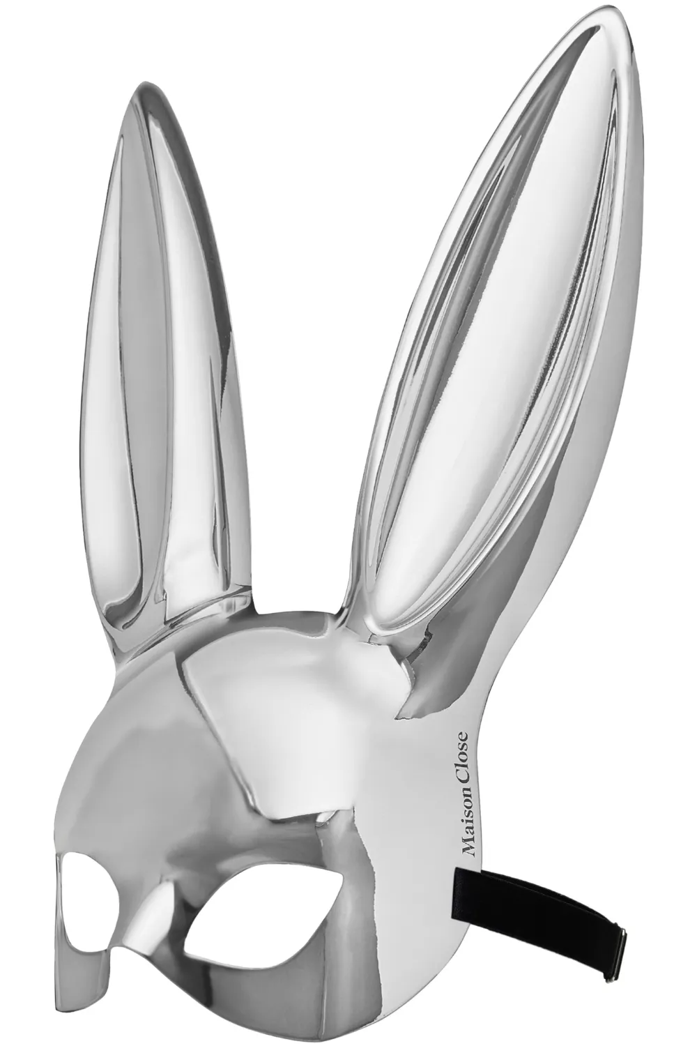 Mirror Bunny Mask in Silver