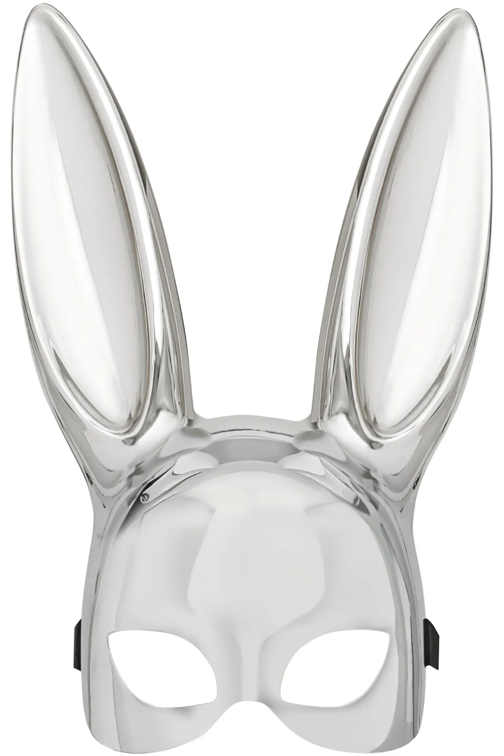 Mirror Bunny Mask in Silver