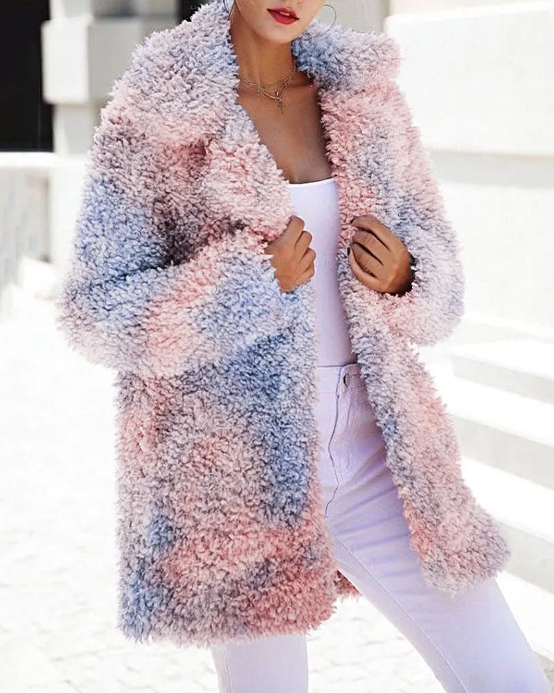 Oversized Fleece Teddy Jacket