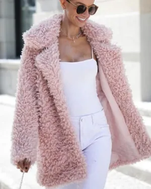 Oversized Fleece Teddy Jacket