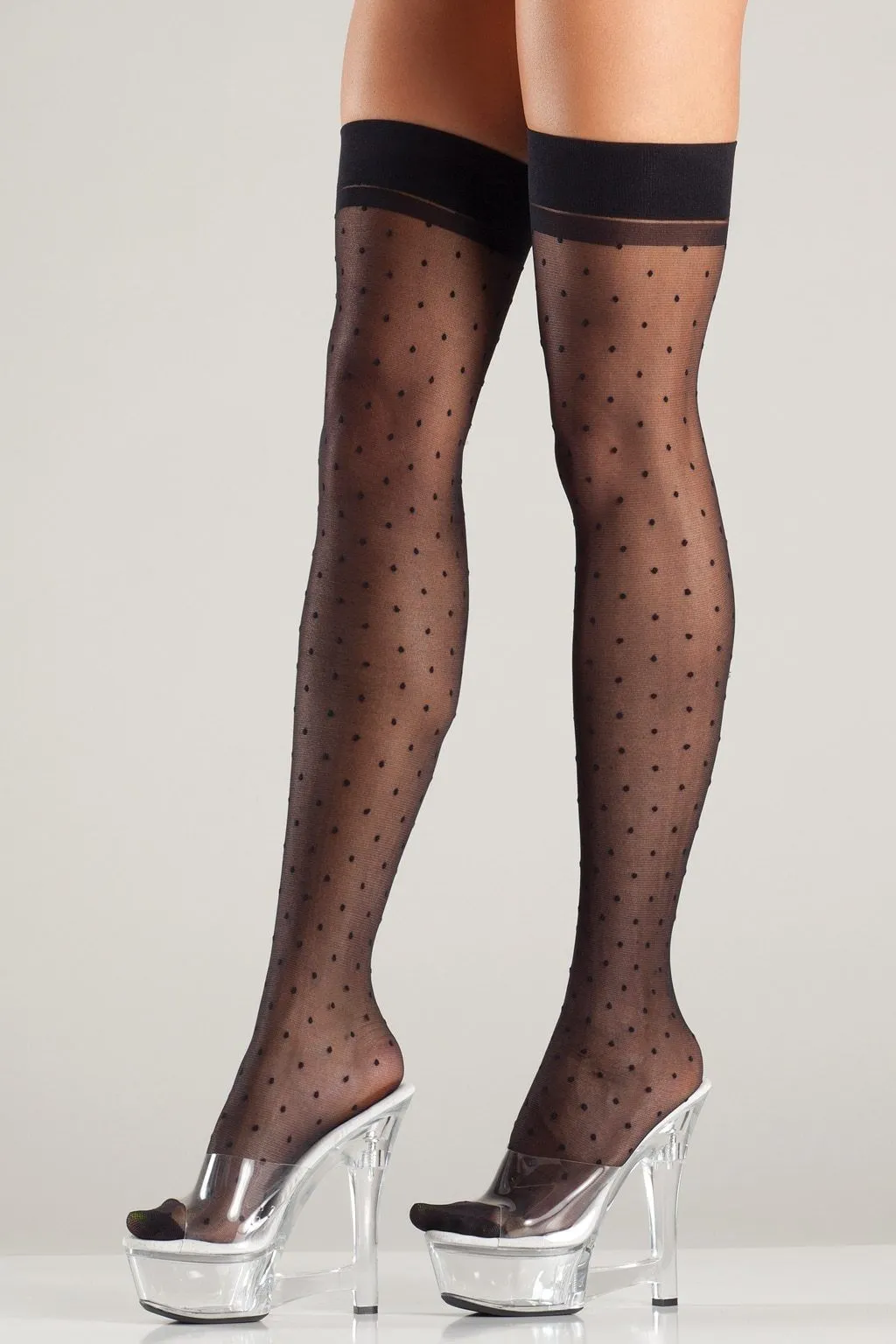 Polka Dot Thigh Highs