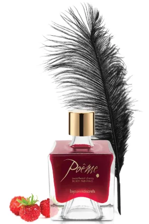 Poème Edible Body Paint Wild Strawberry