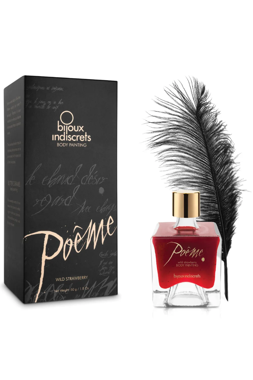 Poème Edible Body Paint Wild Strawberry