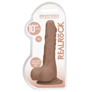 Real Rock Realistic Dildo - 10 Tan