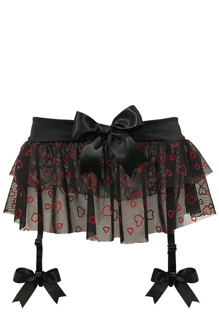 Sex Kitten Double Layer Garter Skirt