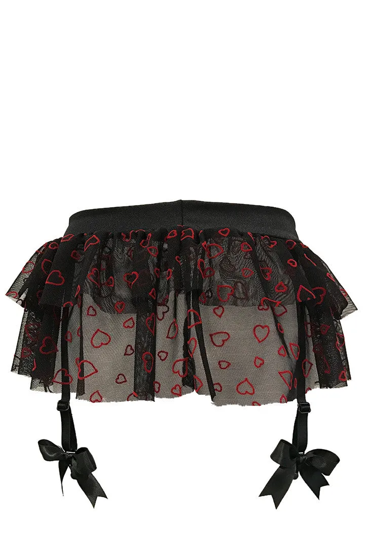 Sex Kitten Double Layer Garter Skirt