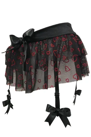 Sex Kitten Double Layer Garter Skirt