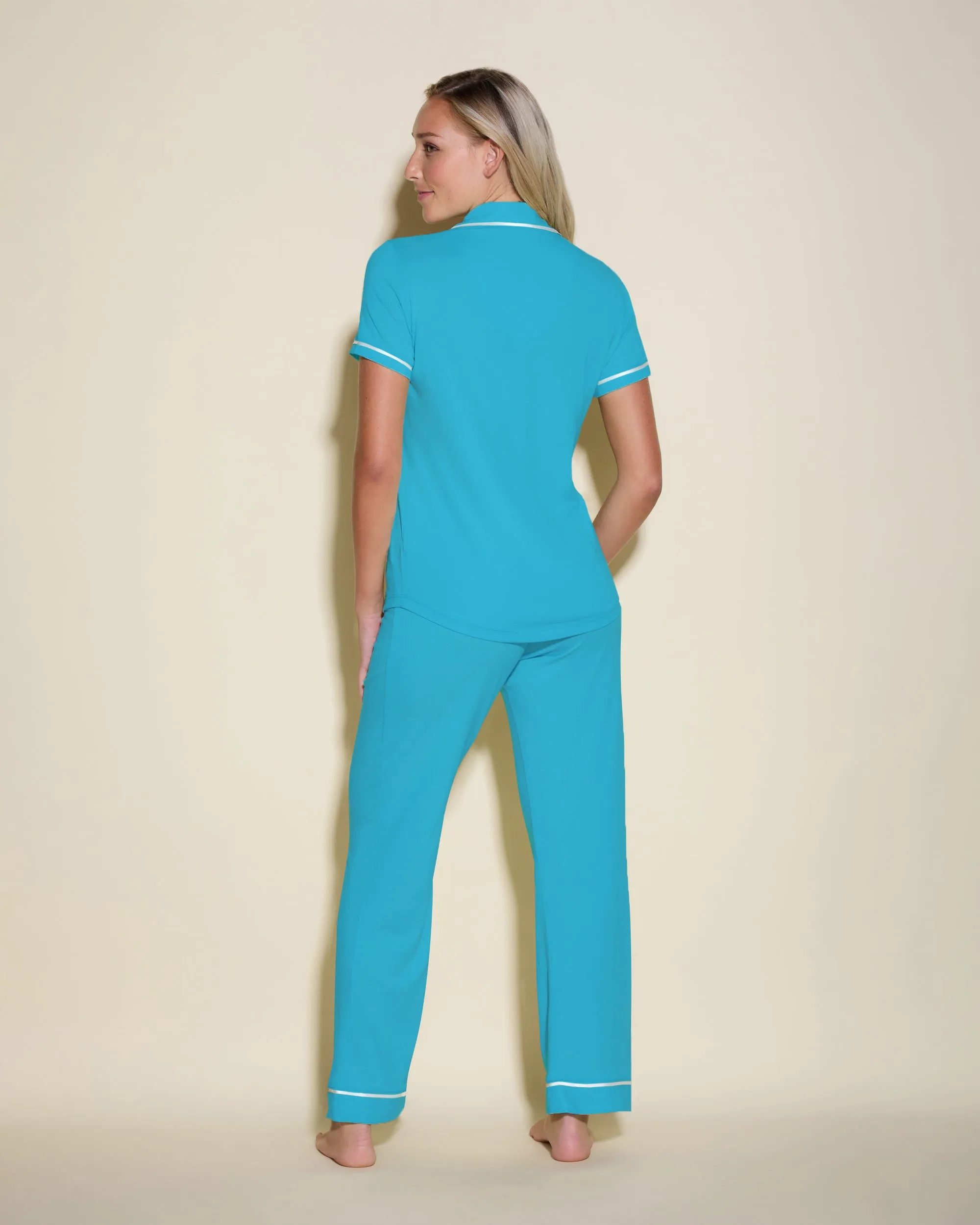 Short Sleeve Top & Pant Pajama Set