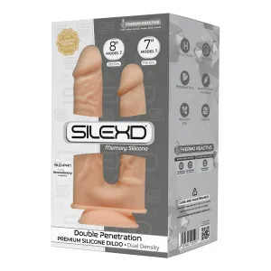 SILEXD DOUBLE PENETRATION 8   7 Realistic Feel Silicone Dildo