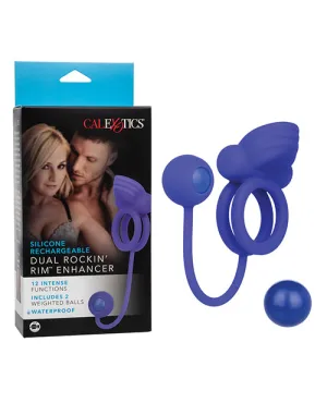SILICONE RECHARGEABLE DUAL ROCKIN RIM ENHANCER