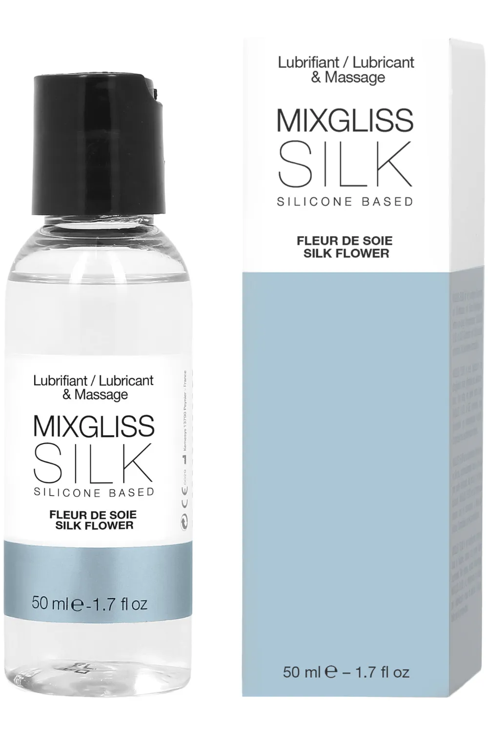 Silk Flower Silicone-Based Lubricant & Massage Fluid 50ml