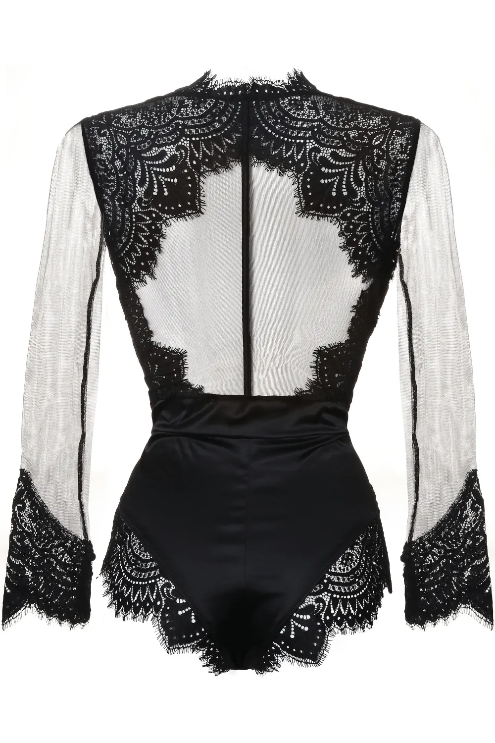 The Black Swan Long Sleeve Body. Size S (UK 8)