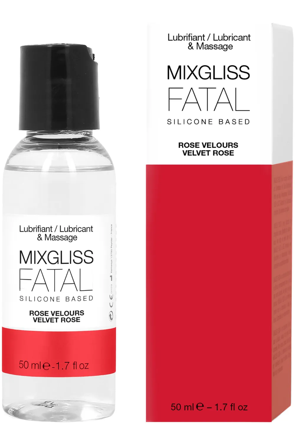 Velvet Rose Silicone-Based Lubricant & Massage Fluid 50ml