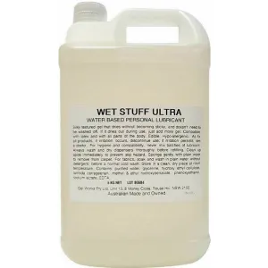 Wet Stuff Ultra 5kg Water-Based Personal Lubricant Sex Lube Scuba Dive